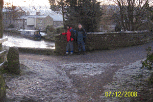 Roy, Phil, Iced over canal near Baildon Moor